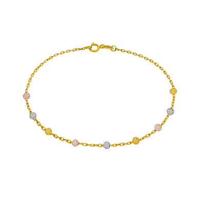 دستبند طلا 18 عیار زنانه اقلیمه مدل DT1260