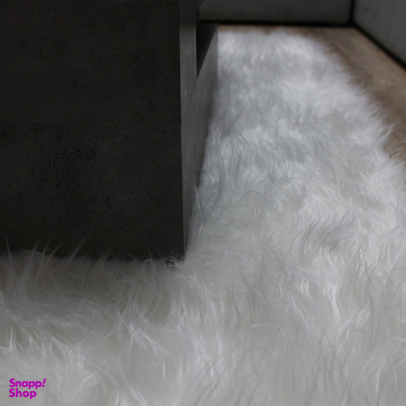 فرش ماشینی شاران هوم طرح خز پرز بلند مدل اسفنج دار