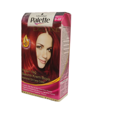کیت رنگ مو پلت سری DELUXE شماره 88-6 حجم 50 میلی لیتر رنگ قرمز