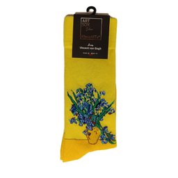 جوراب مردانه ونگوگ نقاشی زنبق کد VG-IR-06