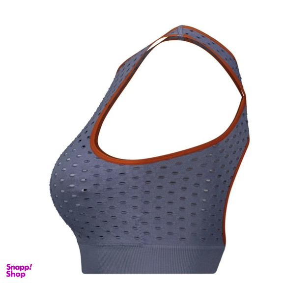 ست نیم تنه کراپ و لگینگ ورزشی زنانه دریم اسلیم کد T795796 رنگ آبی بنفش