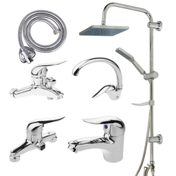 ست شیرآلات اندیکا مدل اردکی مجموعه 6 عددی