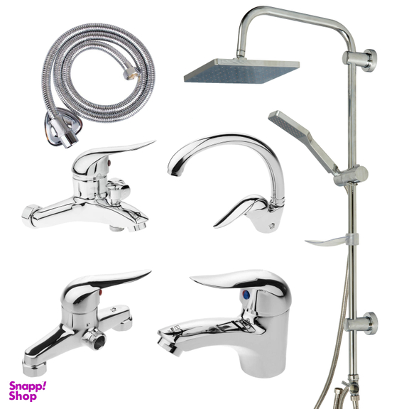 ست شیرآلات اندیکا مدل اردکی مجموعه 6 عددی