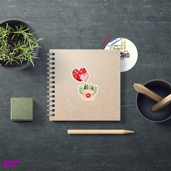 برچسب لاژید مدل عشق کد HE210 بسته 2 عددی