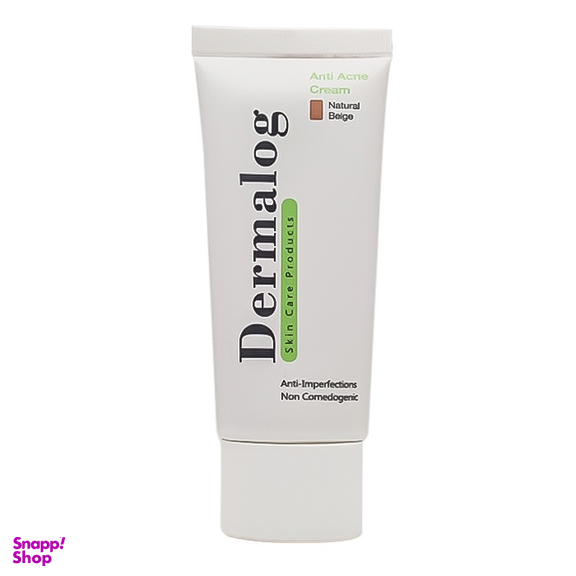کرم ضد جوش درمالوگ مدل anti acne رنگ بژ طبیعی حجم 30 میلی لیتر