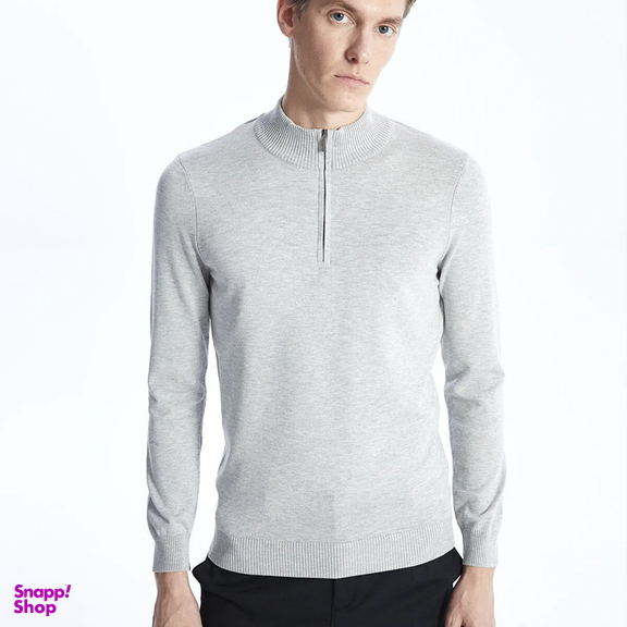 پلیور یقه ایستاده مردانه ال سی وایکیکی مدل سوپر تریکو سافت