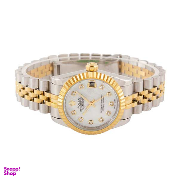 ساعت عقربه ای زنانه طرح رولکس مدل دیت جاست کد Rolex-3185-L