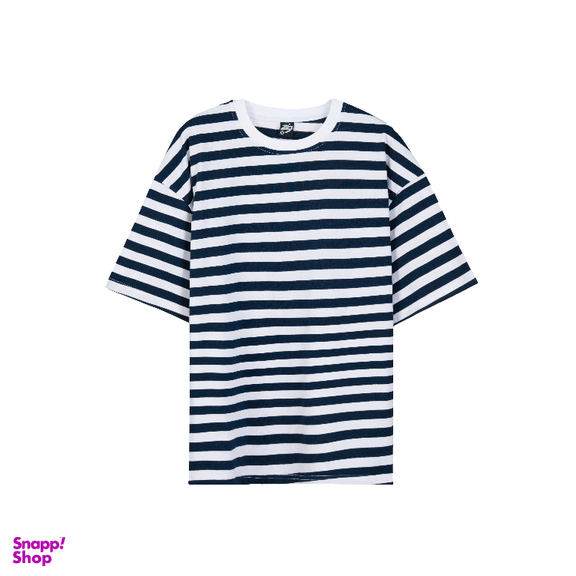 تیشرت زیگ مدل striped رنگ سرمه ای