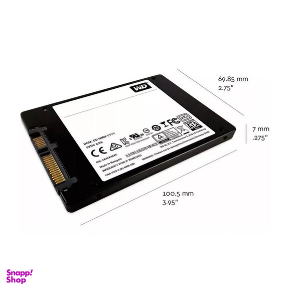 حافظه SSD اینترنال وسترن دیجیتال مدل Green WDS480G3G0A