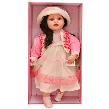 عروسک طرح دختر پرنسسی کد 35 سایز 50 سانتی‌ متر