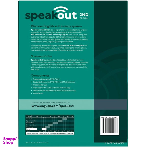کتاب Speakout 2nd اثر Antonia Clare and J.J.Wilson انتشارات پرسون 6 جلدی