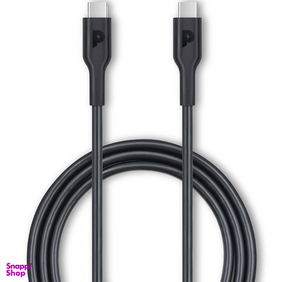 کابل شارژ دو سر Type-C پاورولوژی مدل PWCTC1M طول 1.2 متر