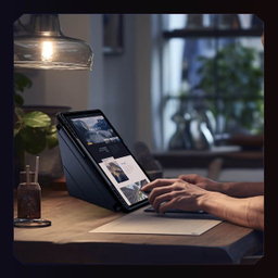 کیف کلاسوری نیلکین مدل Camshield Bumper Flip Folding مناسب تبلت سامسونگ Galaxy Tab S9 Fe Plus