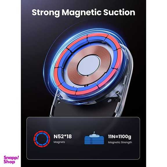پایه نگهدارنده و شارژر بی سیم موبایل یوگرین مدل CD345 کد 15120