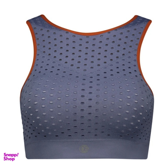 ست نیم تنه کراپ و لگینگ ورزشی زنانه دریم اسلیم کد T795796 رنگ آبی بنفش