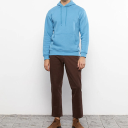 هودی مردانه ال سی وایکیکی مدل آستر پلار بیسیک