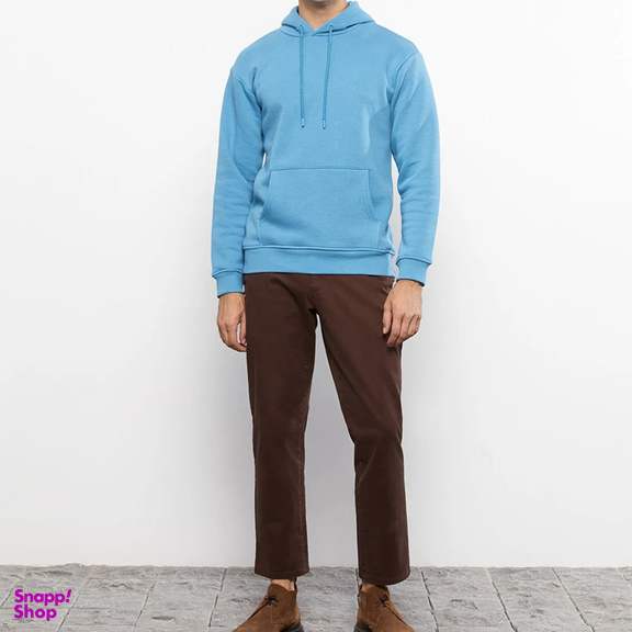 هودی مردانه ال سی وایکیکی مدل آستر پلار بیسیک