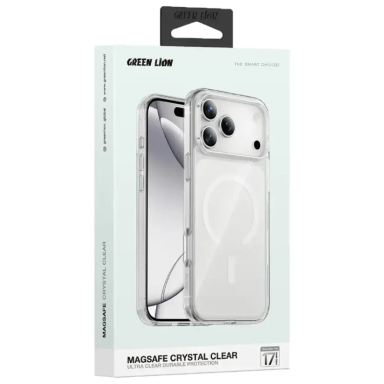 قاب موبایل گرین لاین مدل MagSafe Crystal Clear مناسب اپل iPhone 17 Pro Max
