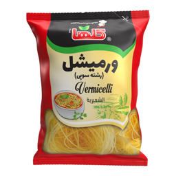 رشته سوپی ورمیشل گلها وزن 150 گرم بسته بندی سلفون