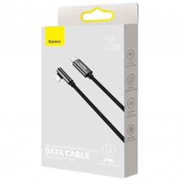 کابل شارژ لایتنینگ به Type-C باسئوس مدل Legend Mobile Game Elbow Cable CATLCS-01 طول 1 متر