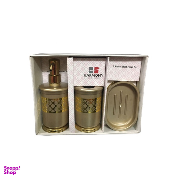 ست سرویس بهداشتی 3 تکه هارمونی مدل رویا