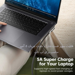 کابل دیتا Type-C توکی مدل 100W TQ-X33C2 طول 1 متر