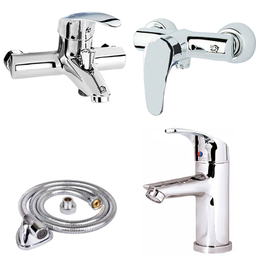 ست شیرآلات اندیکا مدل رویال طرح قهرمان مجموعه 4 عددی