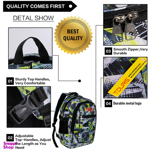 کوله پشتی پسرانه توریث مدل JLK-9900