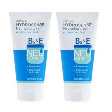 کرم مرطوب کننده نئودرم مدل Optimal Hydrosense حجم 50 میلی‌ لیتر مجموعه 2 عددی