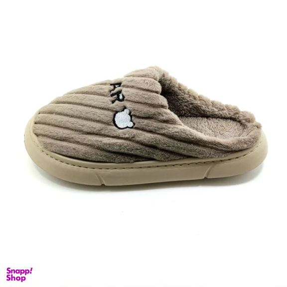 دمپایی پولیشی مردانه مدل بیر کد 039 رنگ قهوه‌ ای