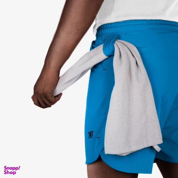 شلوارک ورزشی مردانه مدل GD-17740664 رنگ آبی