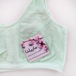 نیم تنه دخترانه ماییلدا مدل بدون فنر کد 4576 رنگ سبز