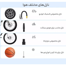 پمپ باد و چراغ قوه شارژی باسئوس مدل SuperMini Pro Series