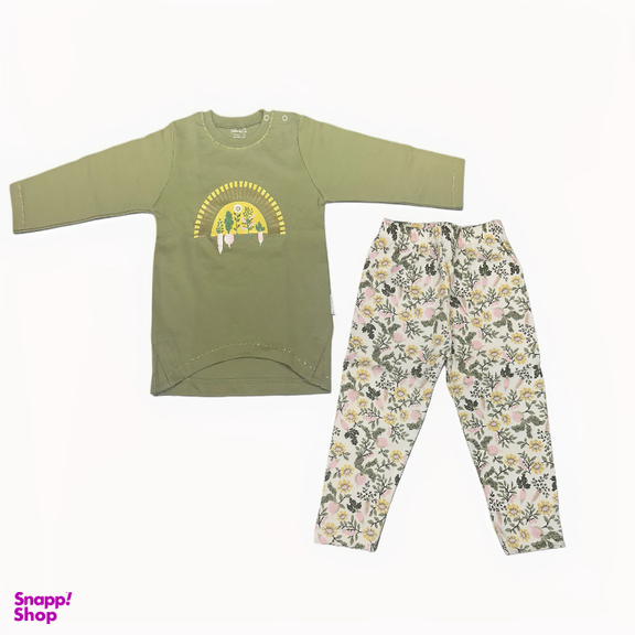 ست دو تکه نوزاد به آوران طرح دلژین