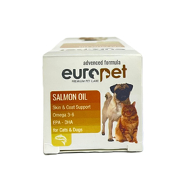 روغن ماهی سالمون سگ و گربه یوروپت حجم 150 میلی لیتر