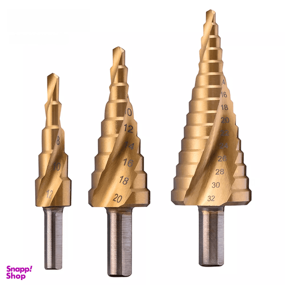 مته مخروطی HSS لینیکس کد 12 بسته 3 عددی