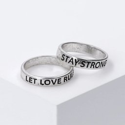 انگشتر مردانه سیکس مدل Stay Strong