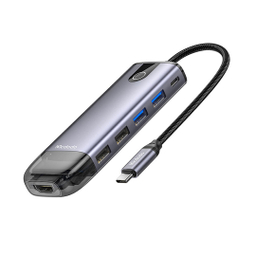 هاب 10 پورت USB-C مک دودو مدل HU-7420 طول 15 سانتی‌ متر