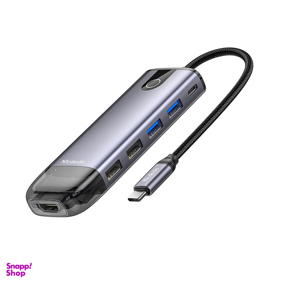 هاب 10 پورت USB-C مک دودو مدل HU-7420 طول 15 سانتی‌ متر
