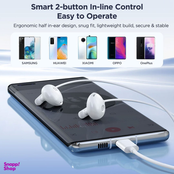 هندزفری سیمی جوی روم مدل JR-EC05