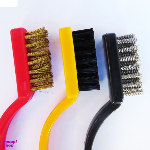 فرچه سیمی مسواکی مدل Three Roughness بسته 3 عددی
