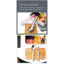 ست قاشق و چنگال استیل نکس تول مدل Stainless Steel Tableware