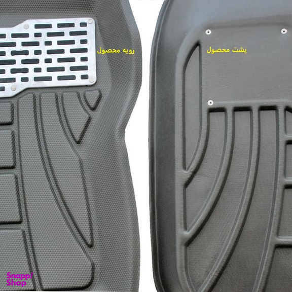 کفپوش سه بعدی خودرو پانیذ کد MHLB مناسب برای پژو 206