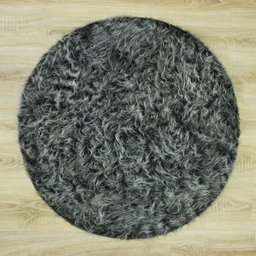 فرش ماشینی شاران هوم طرح خز پرز بلند مدل اسفنج دار