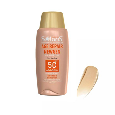 لوسیون ضد آفتاب آردن سولاریس مدل Age Repair newgen Light Beige حجم 75 میلی لیتر