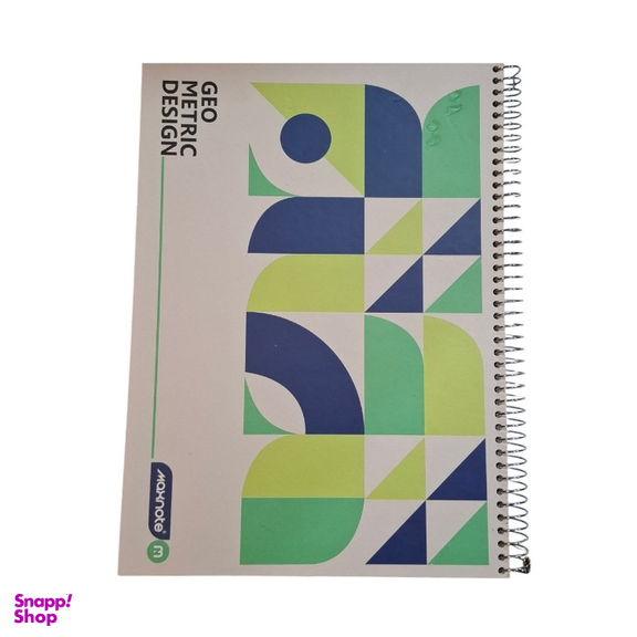 دفتر 100 برگ A4 سیمی مدل جلد سخت مکث نوت کد 10_9172