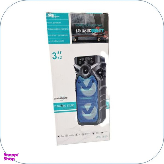 اسپیکر بلوتوثی قابل حمل مدل GTS-1560