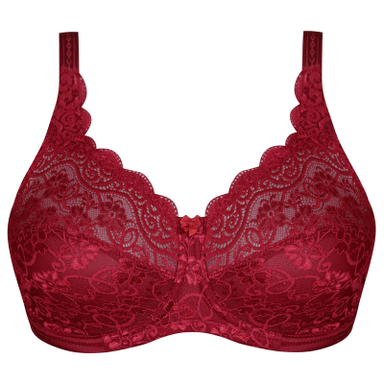 سوتین زنانه شاندرمن مدل فنردار کد 5080-2444-610 رنگ زرشکی