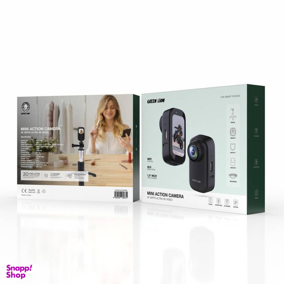 دوربین فیلم برداری ورزشی گرین لاین مدل Mini Action Camera