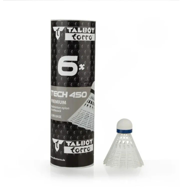 توپ بدمینتون پلاستیکی تالبوت مدل TECH 450 MY بسته 6 عددی